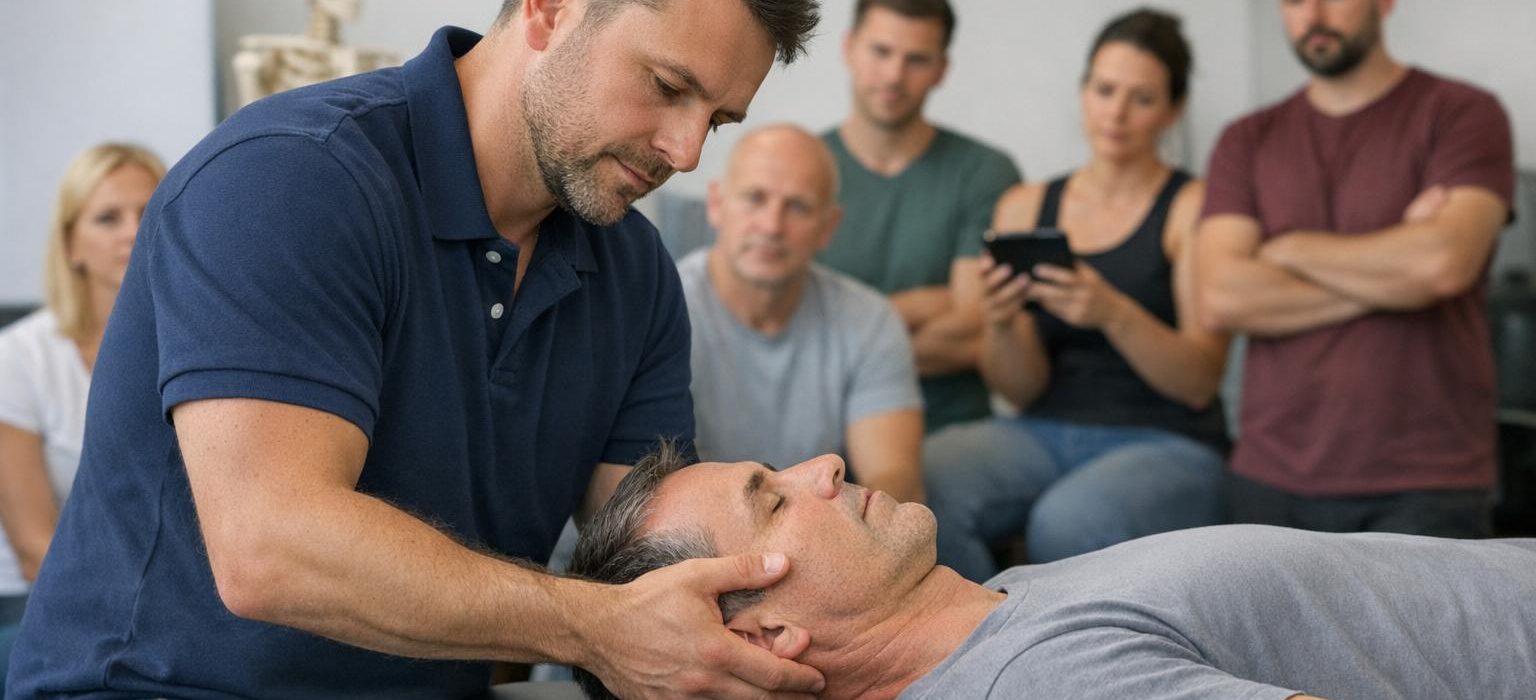 Kurs bóle głowy w Warszawie — praktyczne szkolenie dla fizjoterapeutów i osteopatów