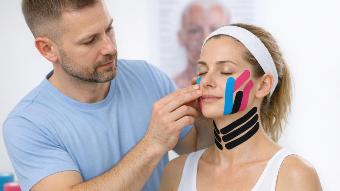 Kurs kinesiotaping twarzy dla fizjoterapeutów, kosmetologów i terapeutów — praktyczny przewodnik